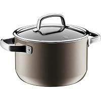 WMF Fusiontec Mineral Cooking Pot Large 24 cm Glass Lid Induction